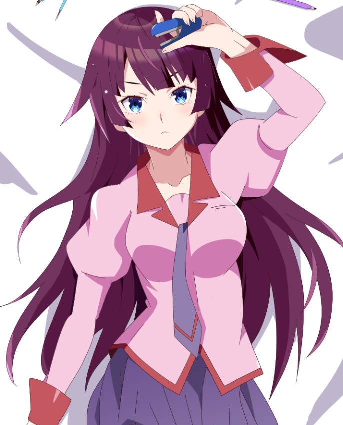 Senjougahara Hitagi (Bakemonogatari) Rule 34 Image