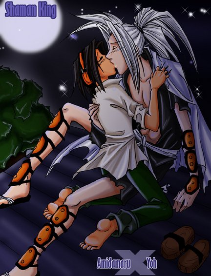 Yoh Asakura (Amidamaru) Rule 34 Image