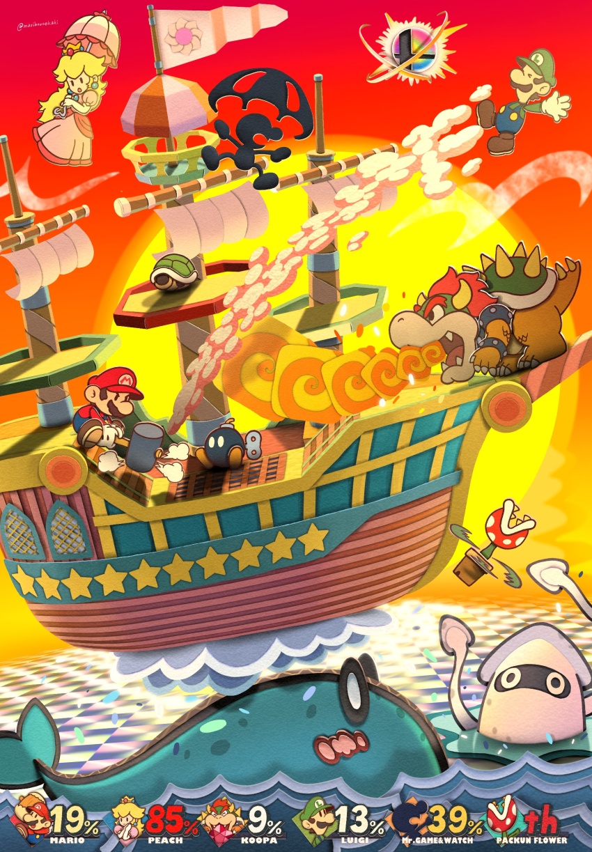 Bowser (Mario (Series)) Rule 34 Image