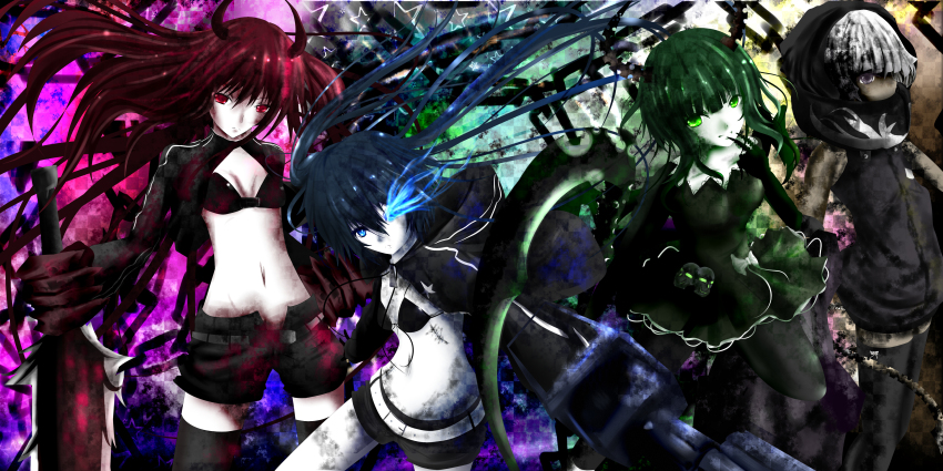 Black Gold Saw (Black Rock Shooter) Rule 34 Image