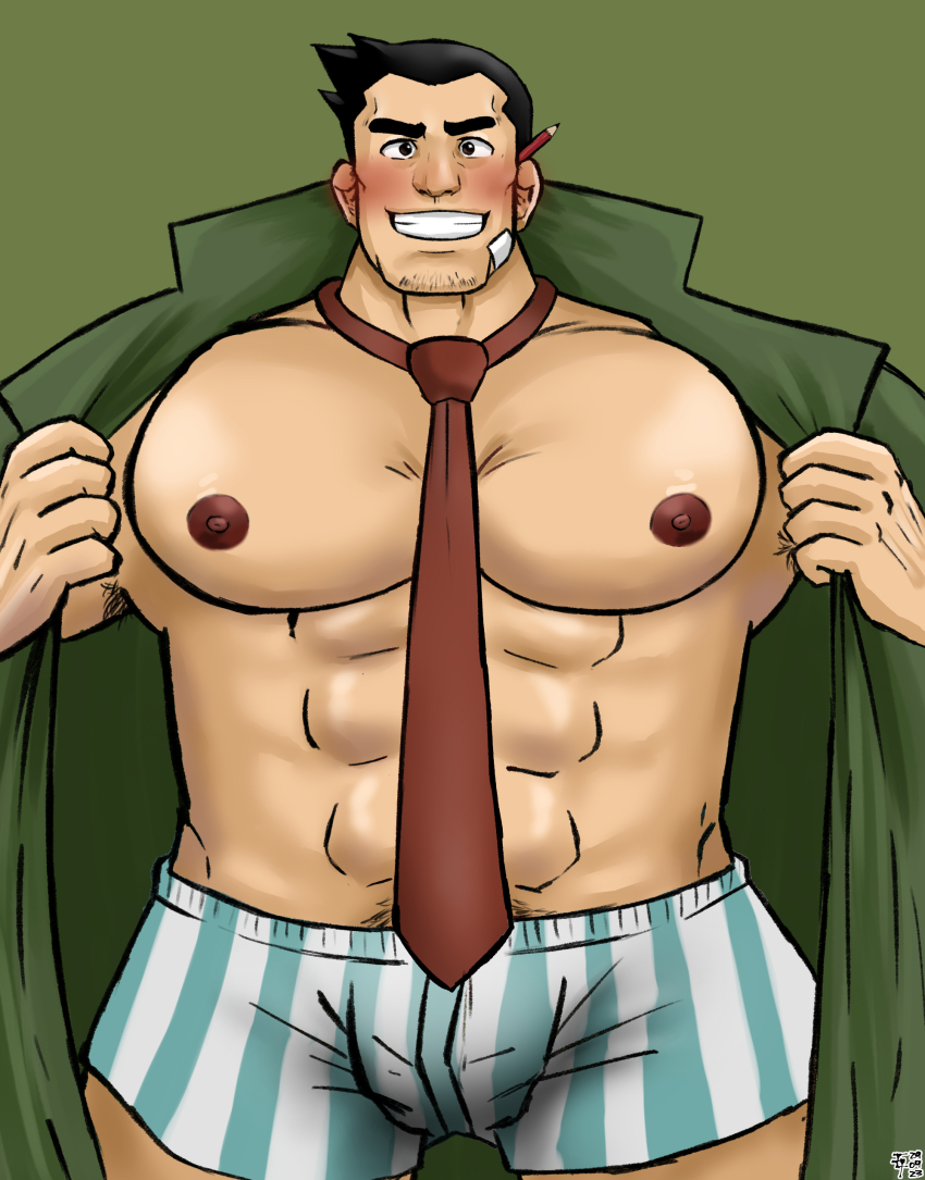Dick Gumshoe (Ace Attorney) Rule 34 Image