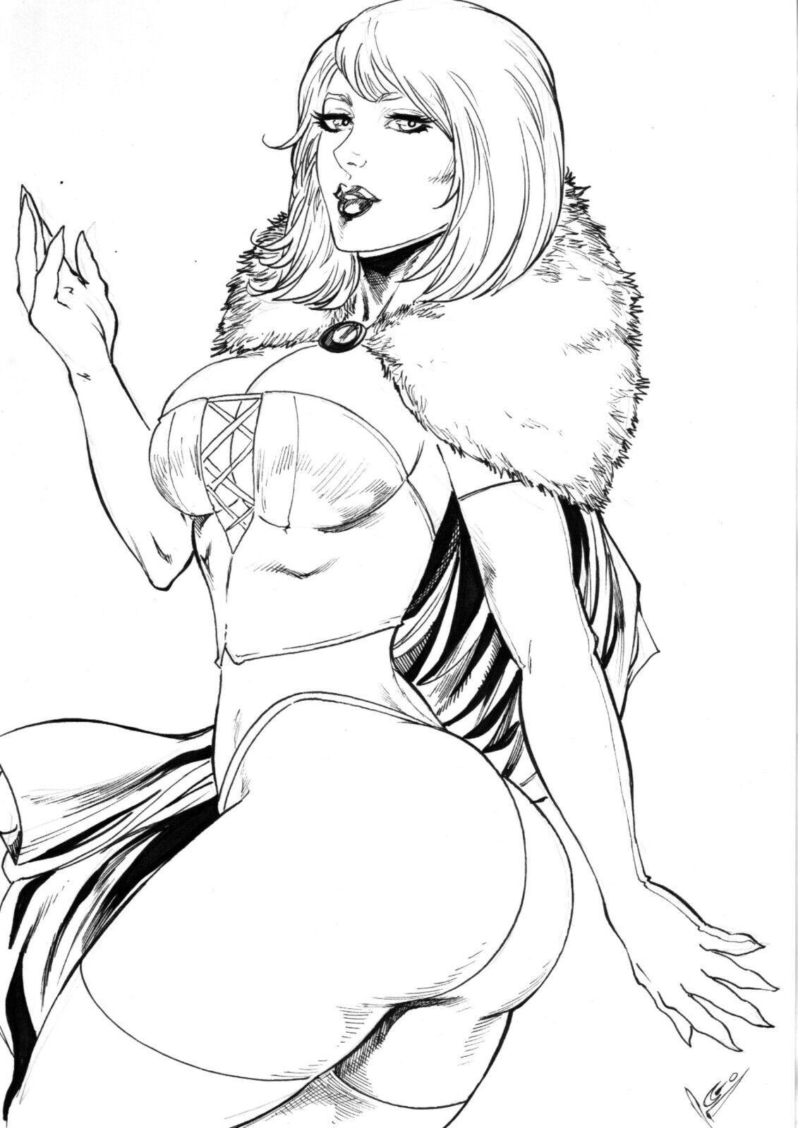 Emma Frost (Hellfire Club) Rule 34 Image