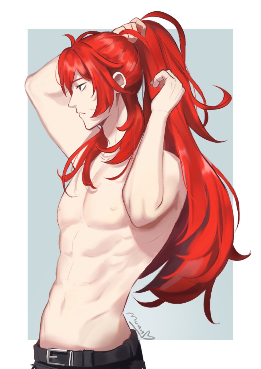 Diluc (Genshin Impact) Rule 34 Image