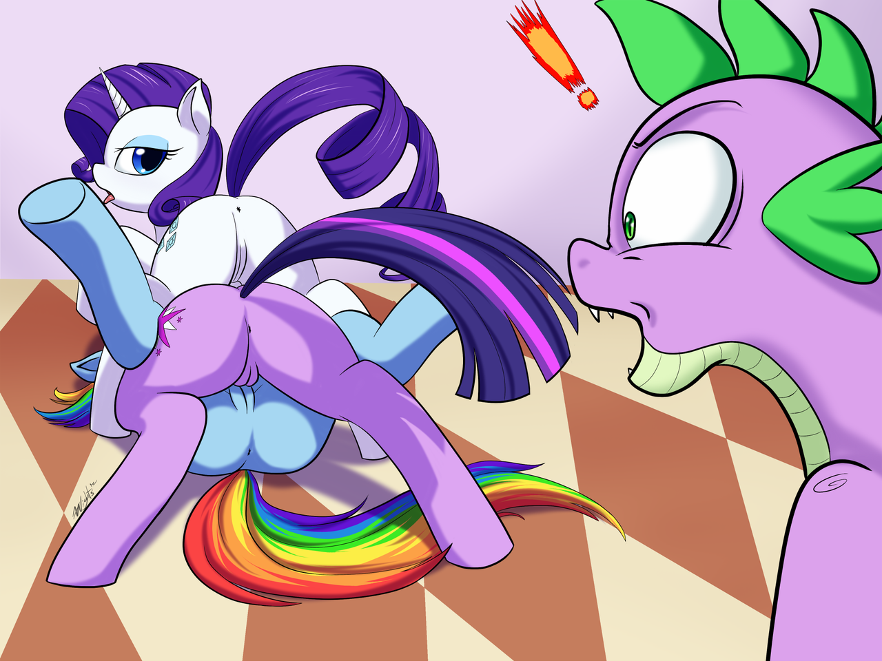Rainbow Dash (Mlp) Rule 34 Image