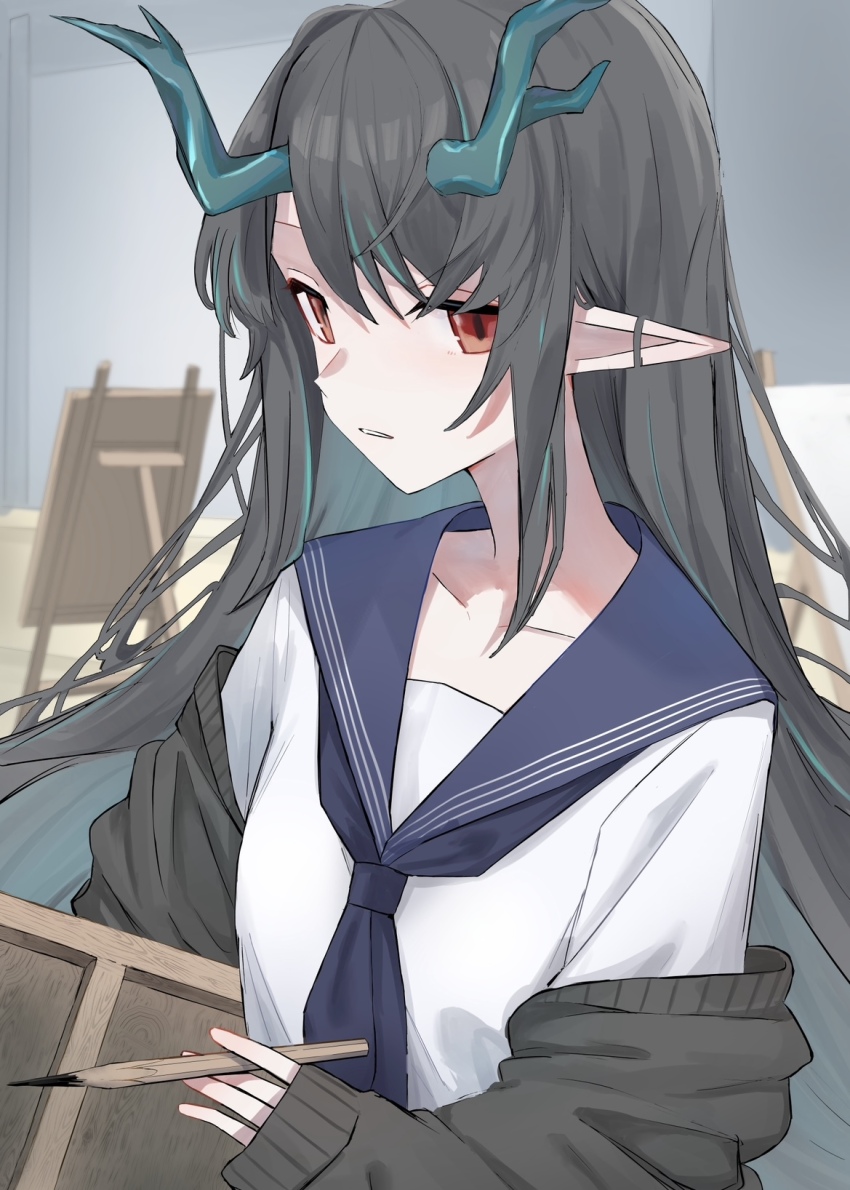 Dusk (Arknights) Rule 34 Image