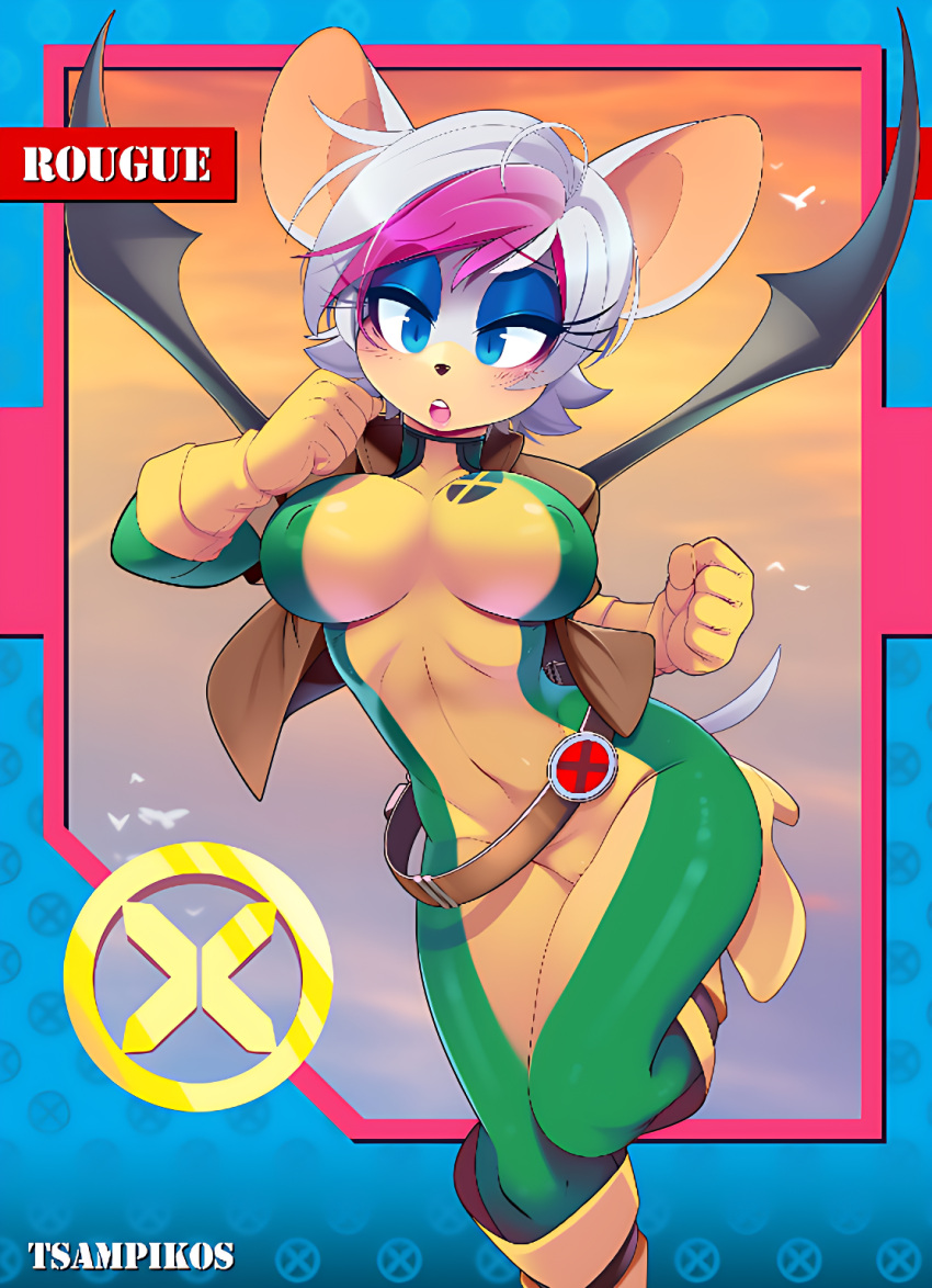 Rogue (X-Men) (Cosplay) Rule 34 Image