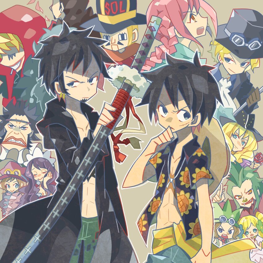 Baby 5 (Monkey D. Luffy) Rule 34 Image
