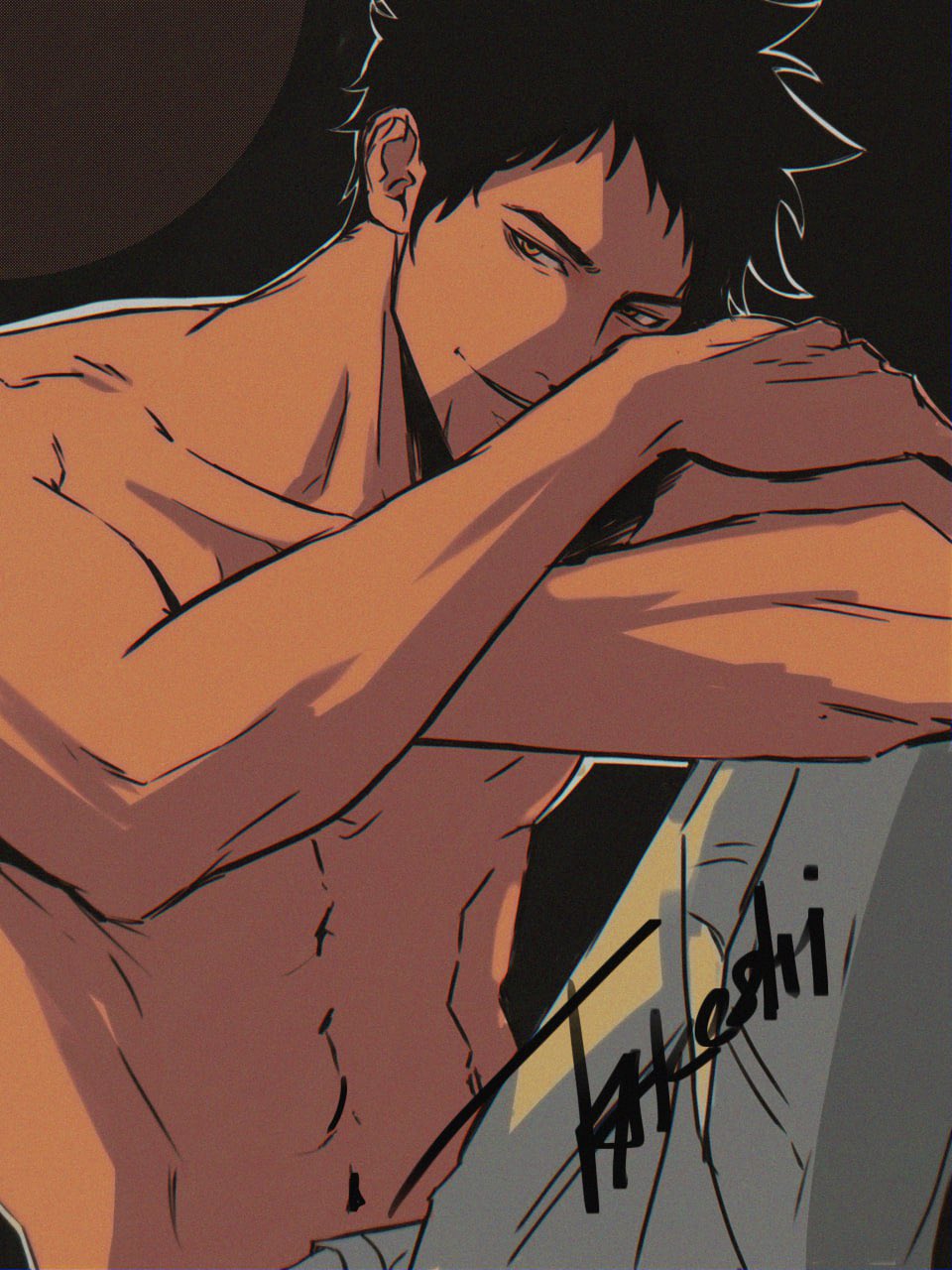 Yamamoto Takeshi (Katekyo Hitman Reborn!) Rule 34 Image