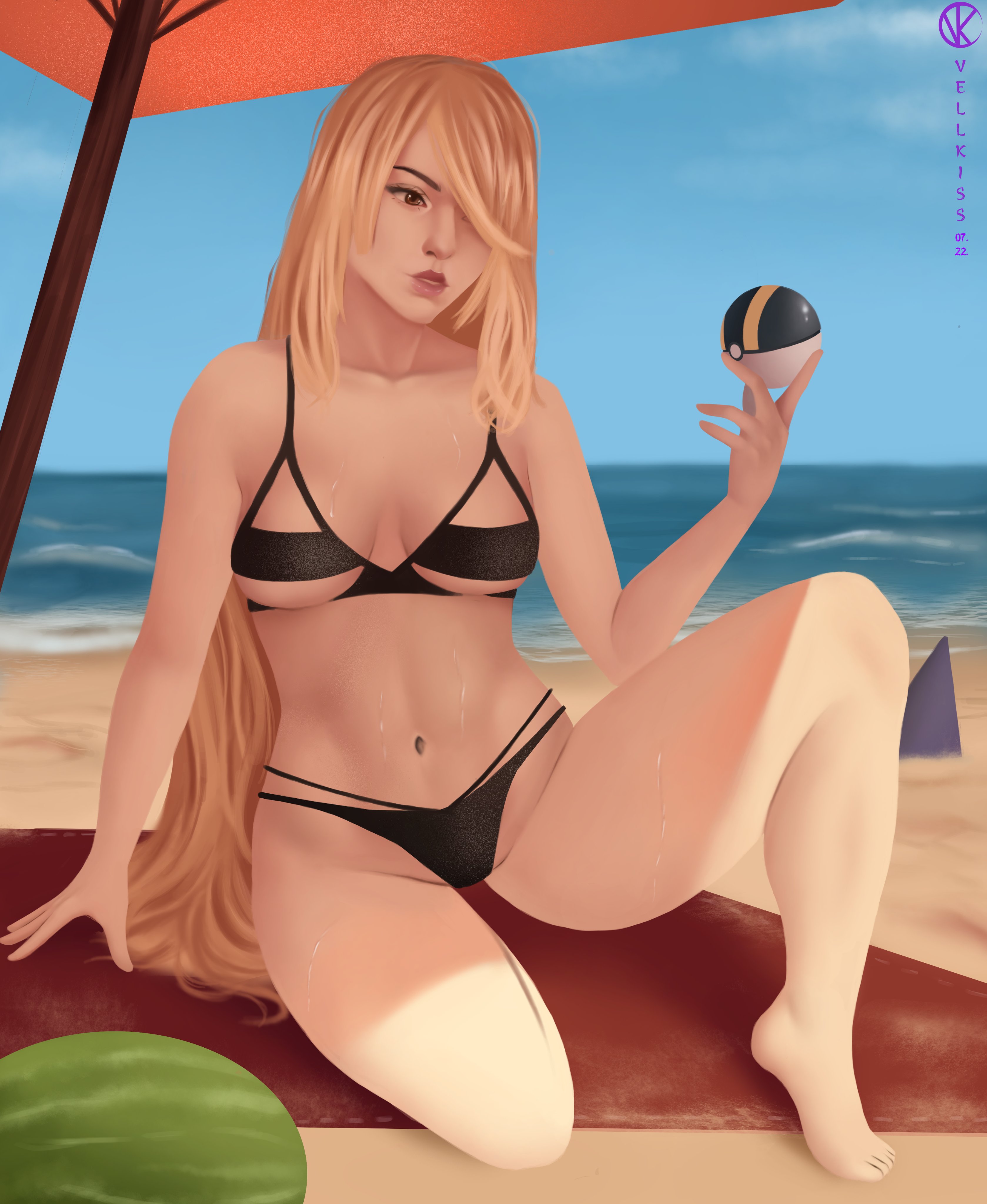 Cynthia (Pokemon) Rule 34 Image