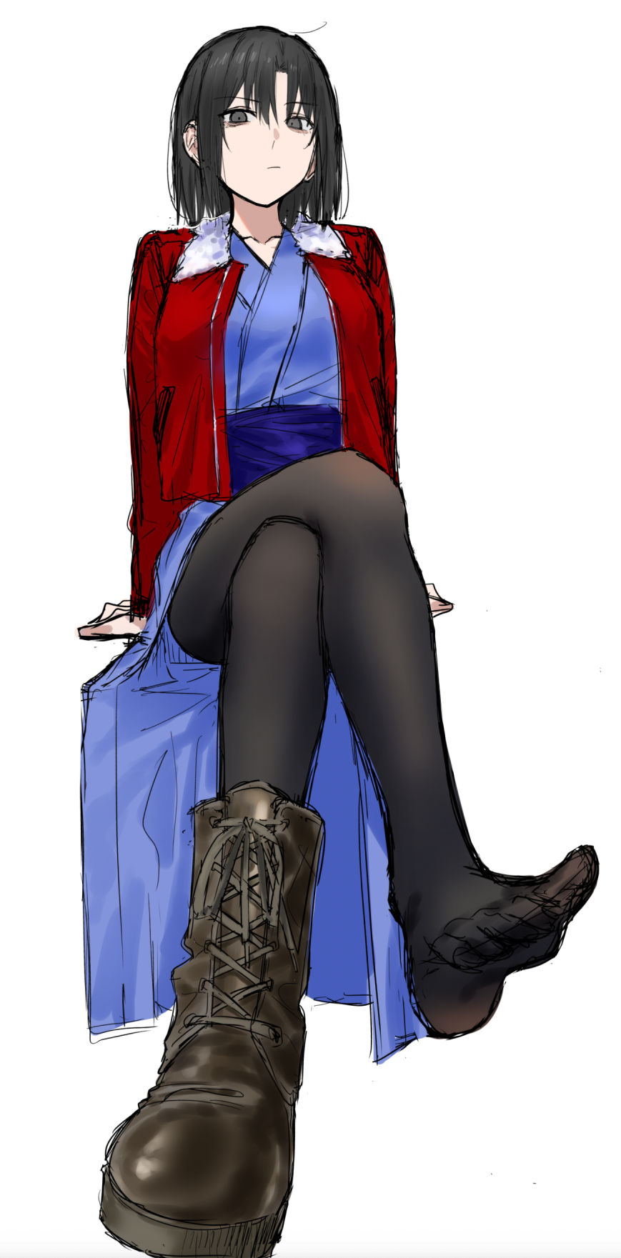 Ryougi Shiki (Kara No Kyoukai) Rule 34 Image