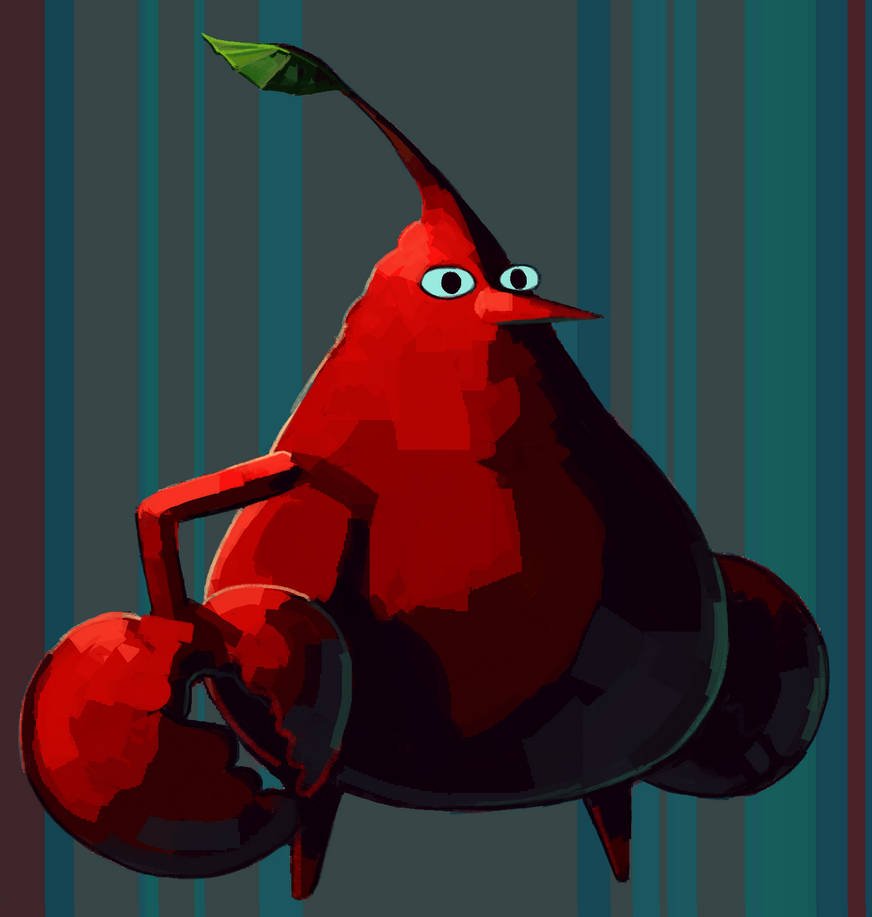 Red Pikmin (Mr. Krabs) Rule 34 Image