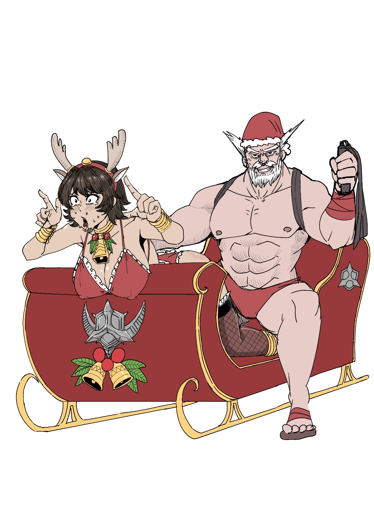 Heihachi Mishima (Christmas) Rule 34 Image
