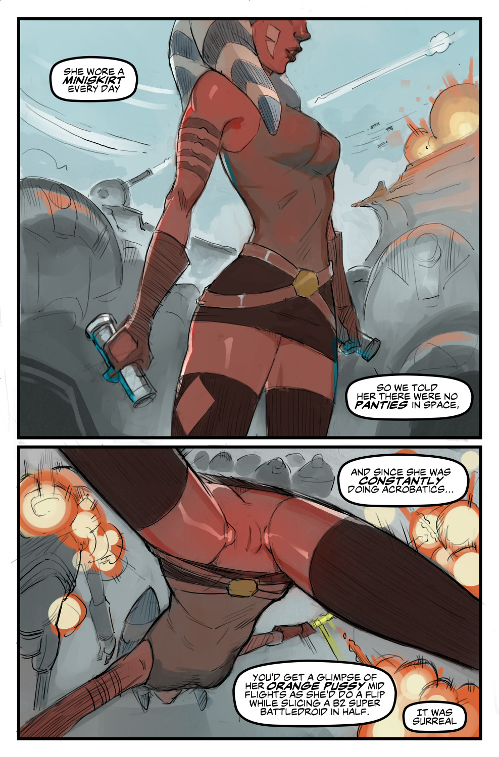 Ahsoka Tano (Clone Wars) Rule 34 Image