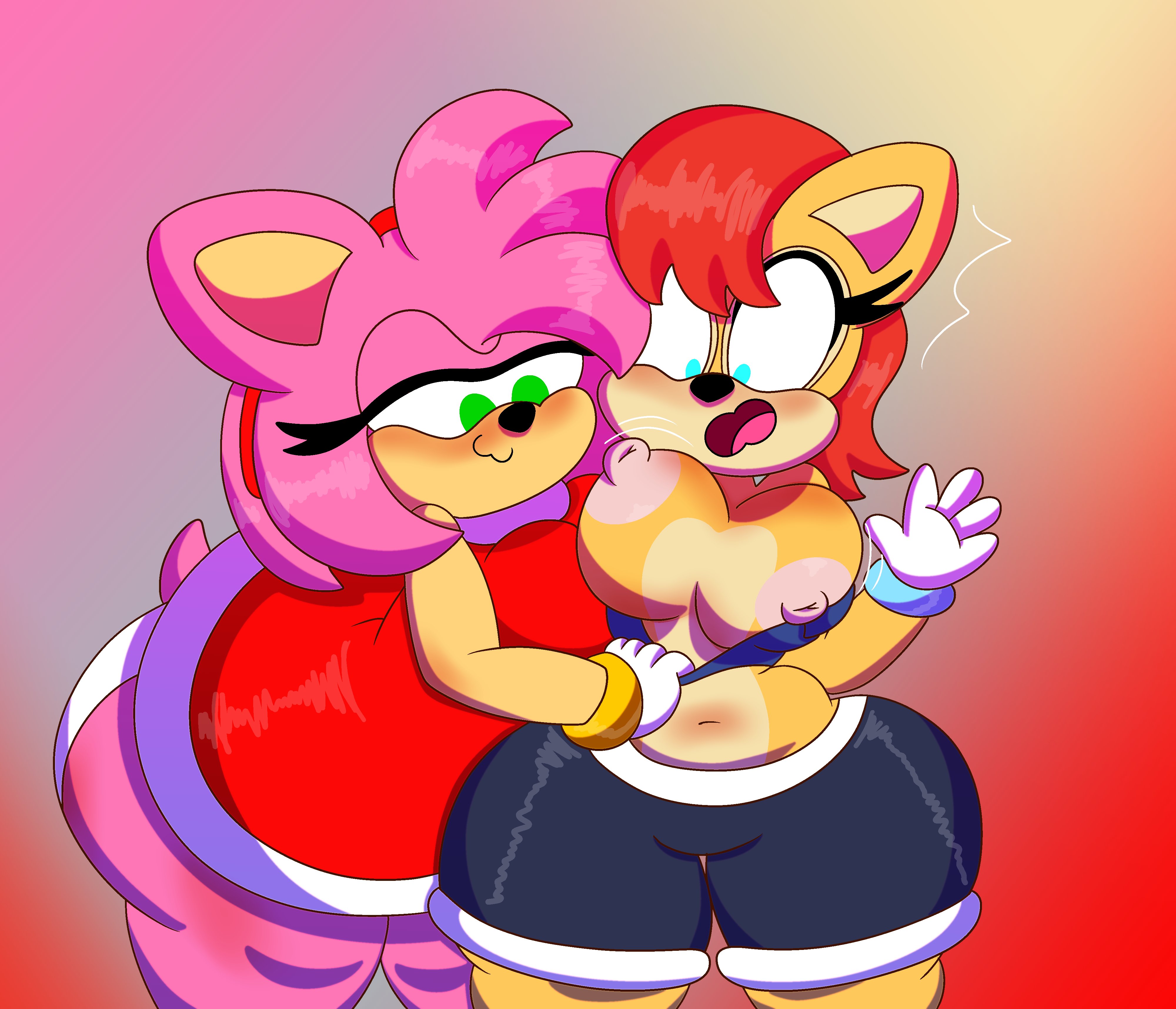 Amy Rose (Archie Comics) Rule 34 Image