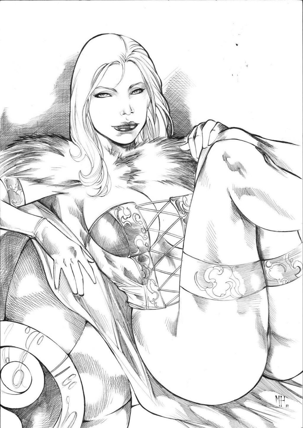 Emma Frost (Marvel) Rule 34 Image