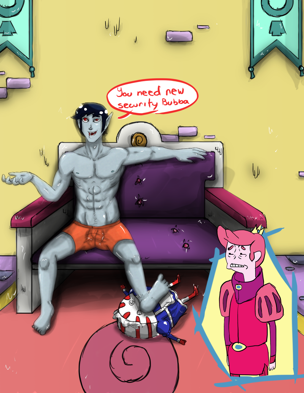 Marshall Lee (Adventure Time) Rule 34 Image