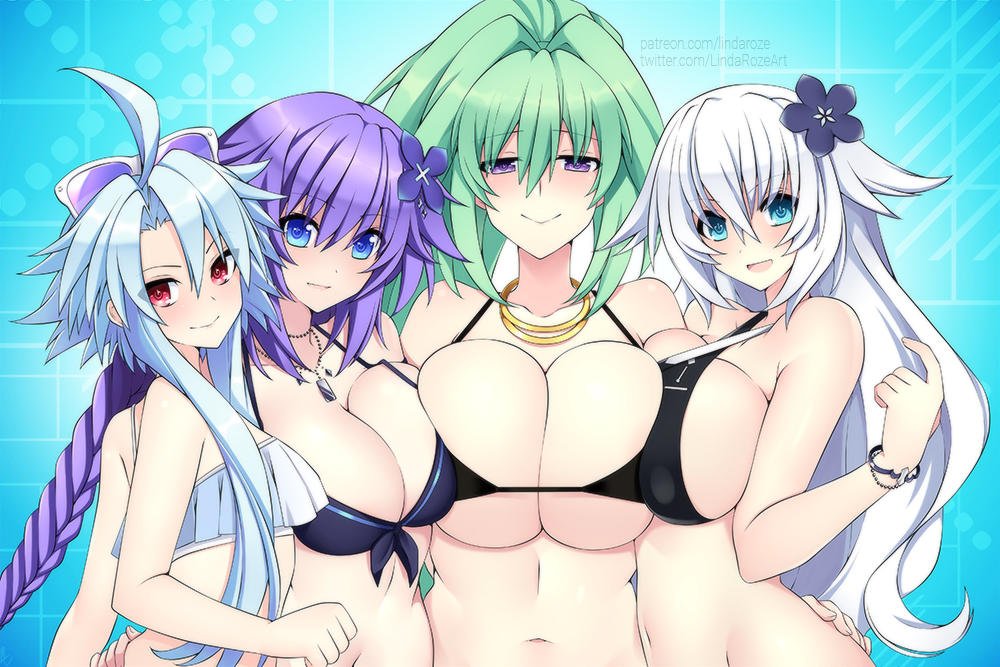 Black Heart (Neptunia (Series)) Rule 34 Image