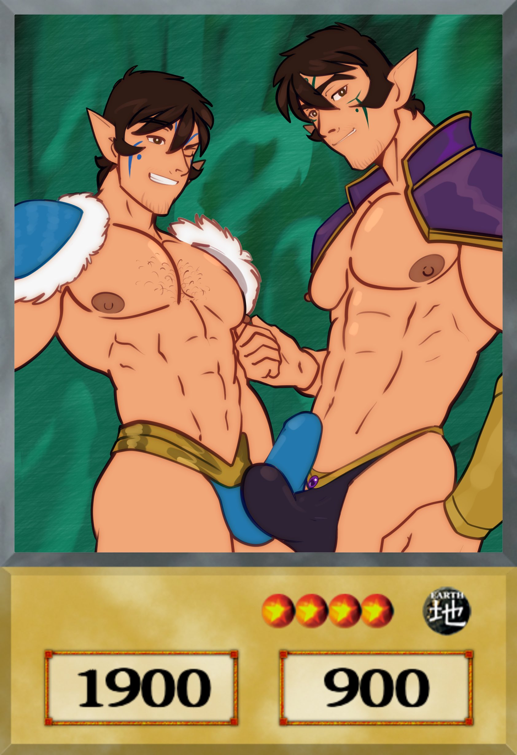 Gemini Elf (Yu-Gi-Oh!) Rule 34 Image