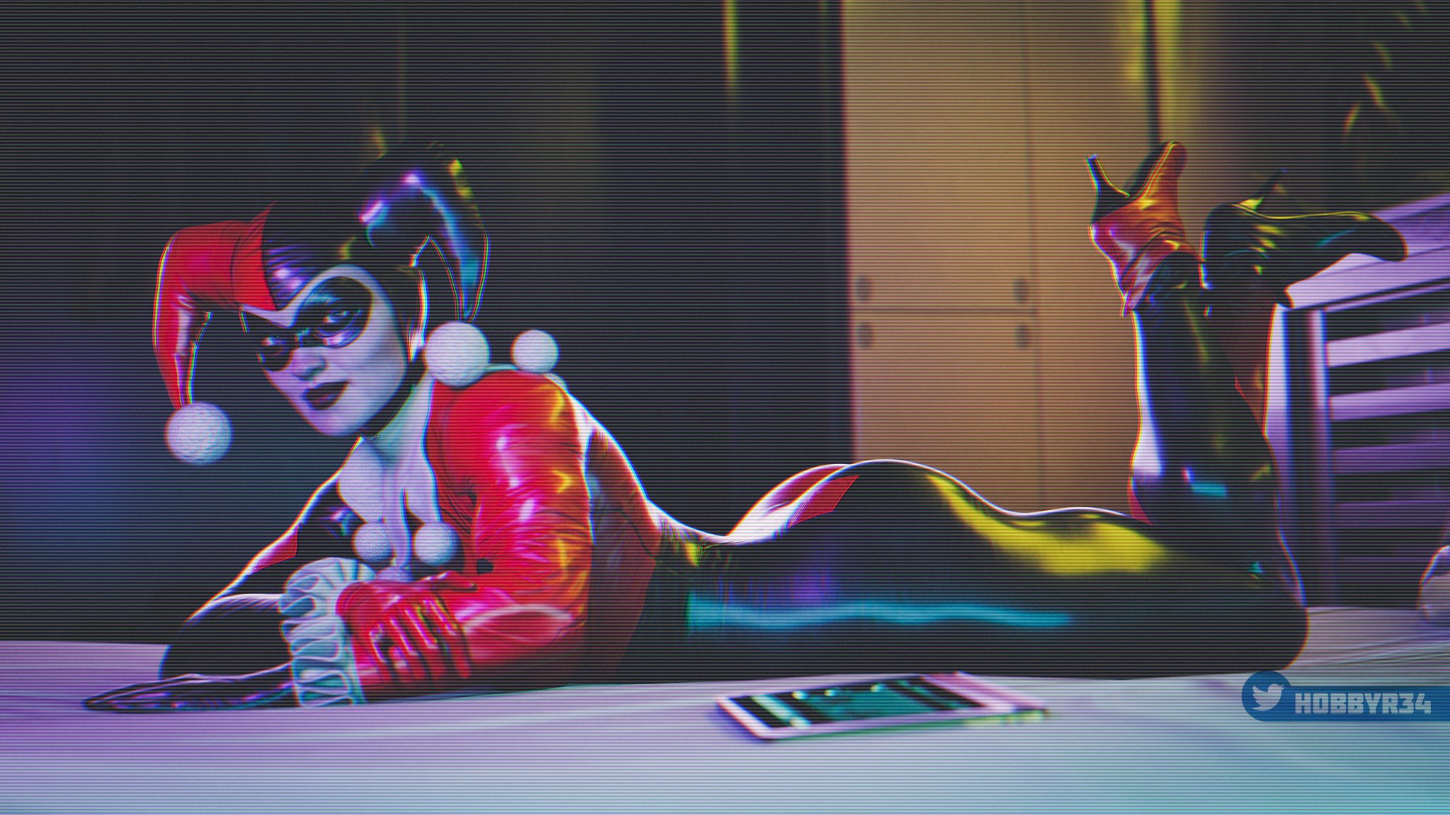 Harley Quinn (Batman: Arkham Knight) Rule 34 Image