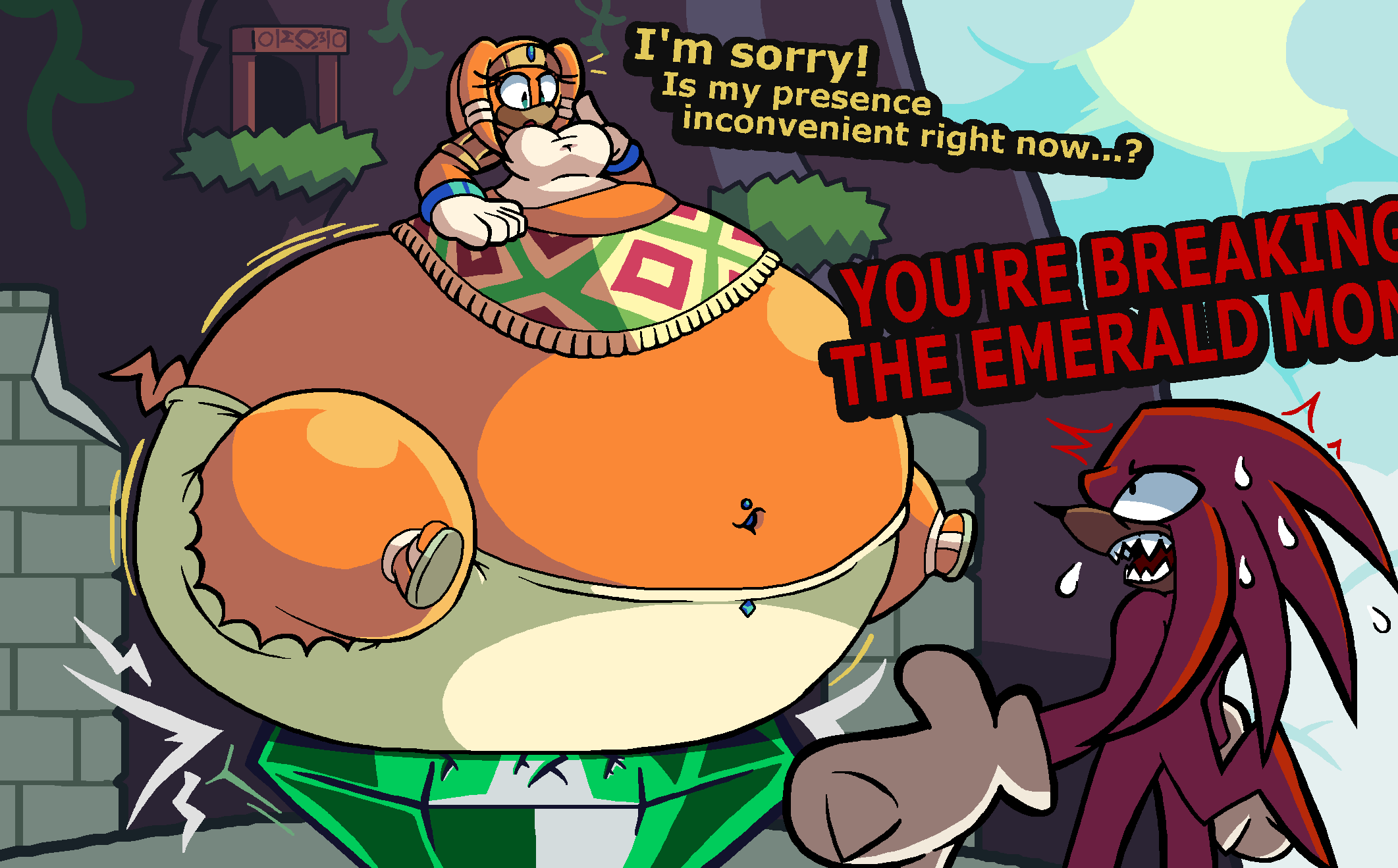 Knuckles The Echidna (Sega) Rule 34 Image