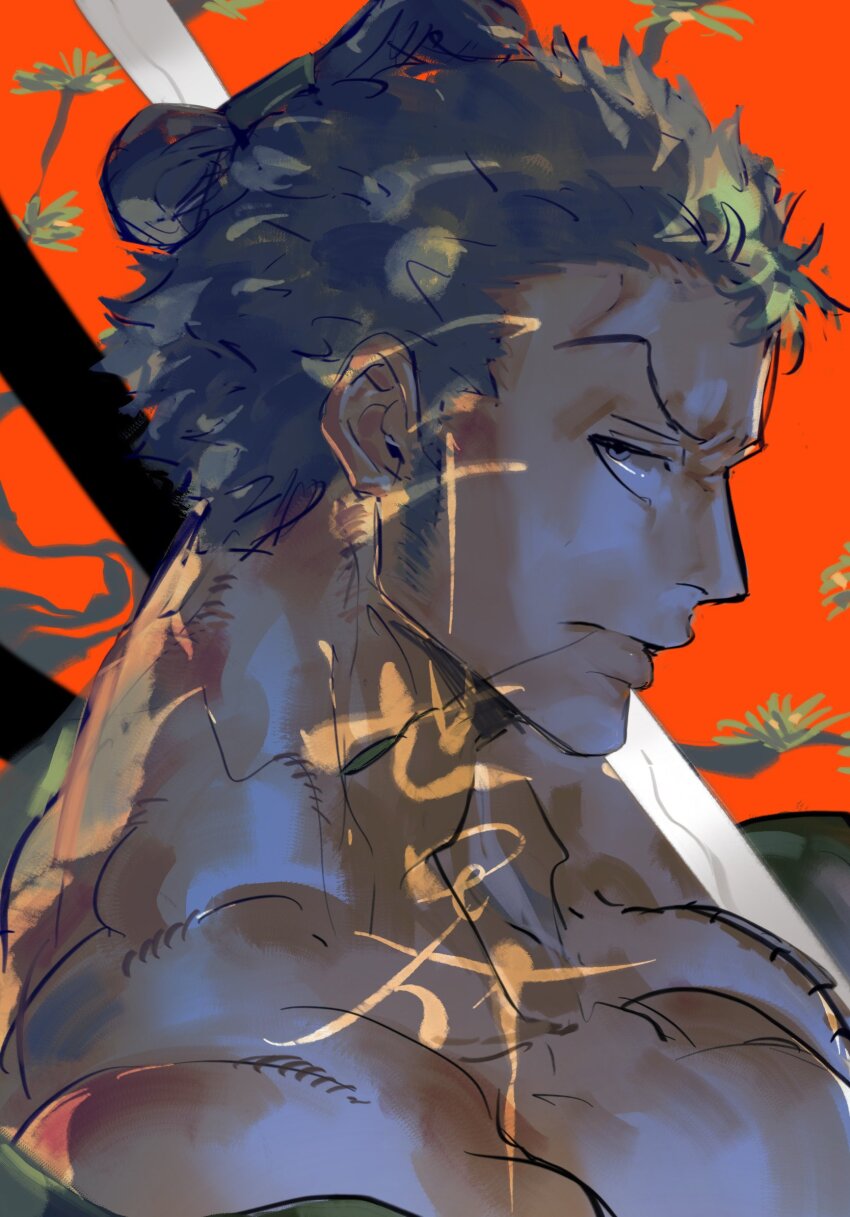 Roronoa Zoro (One Piece) Rule 34 Image