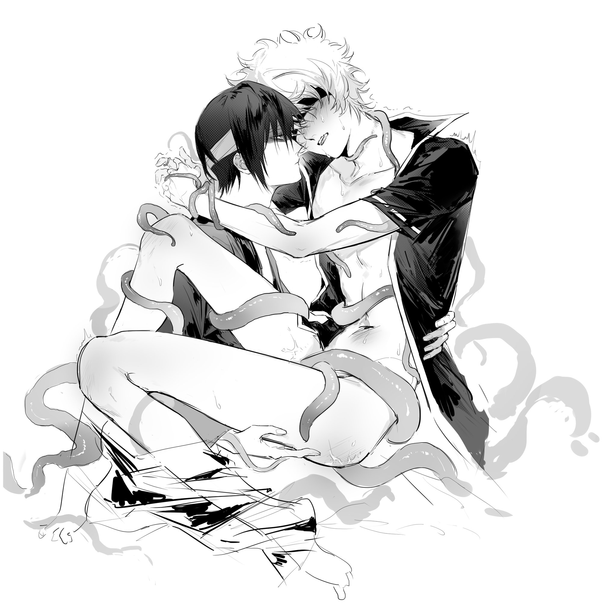 Gintoki Sakata (Gintama) Rule 34 Image