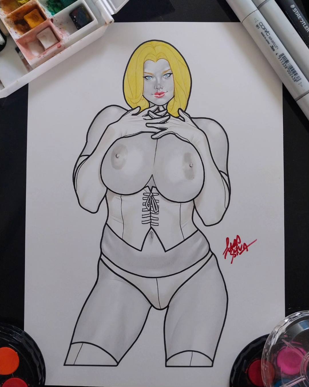 Emma Frost (Hellfire Club) Rule 34 Image