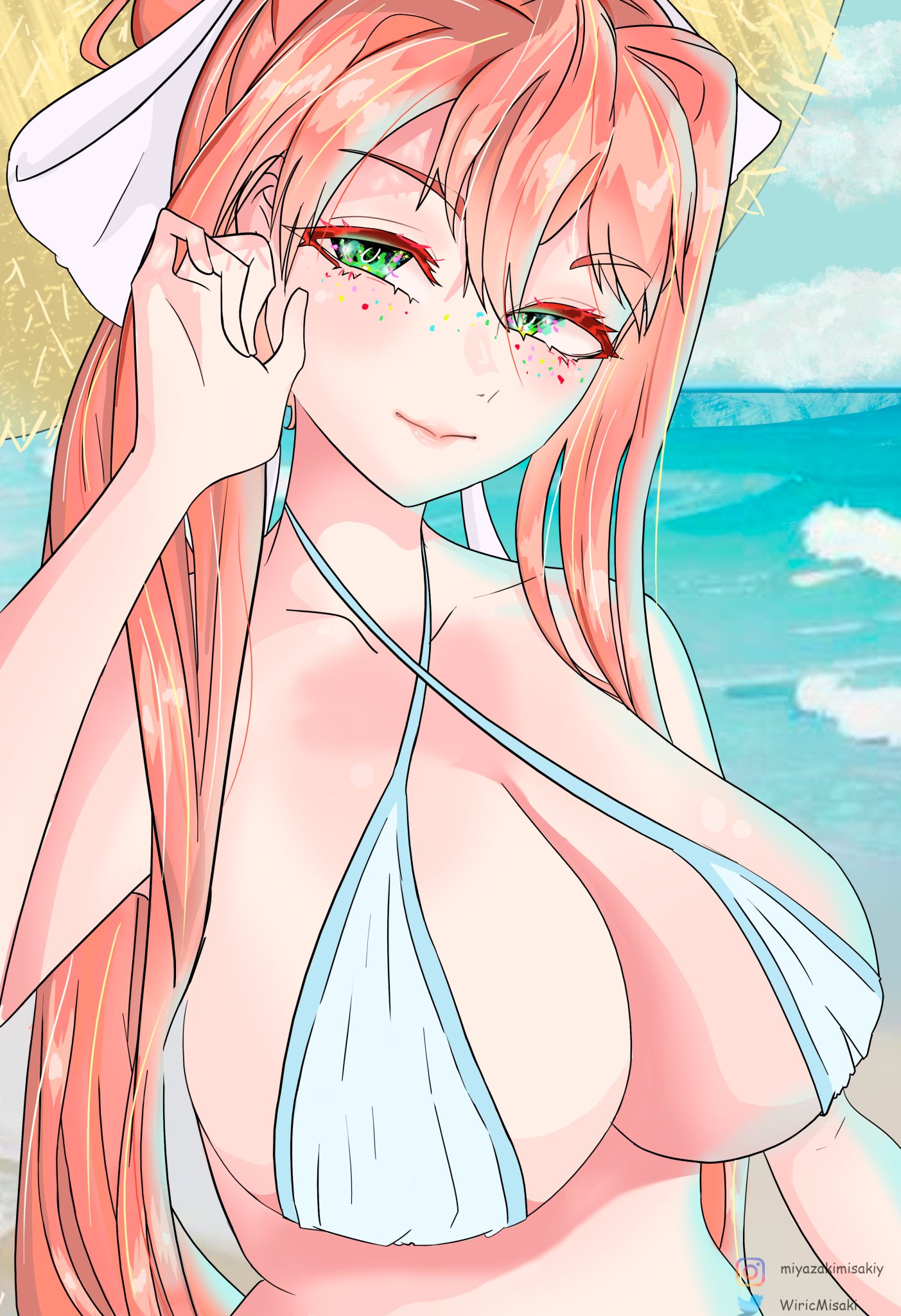 Monika (Doki Doki Literature Club) Rule 34 Image