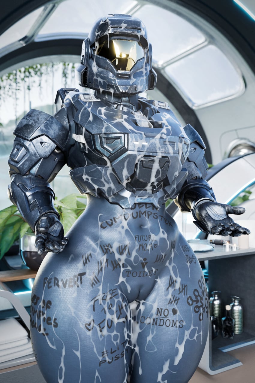 Female Spartan (Halo) Rule 34 Image