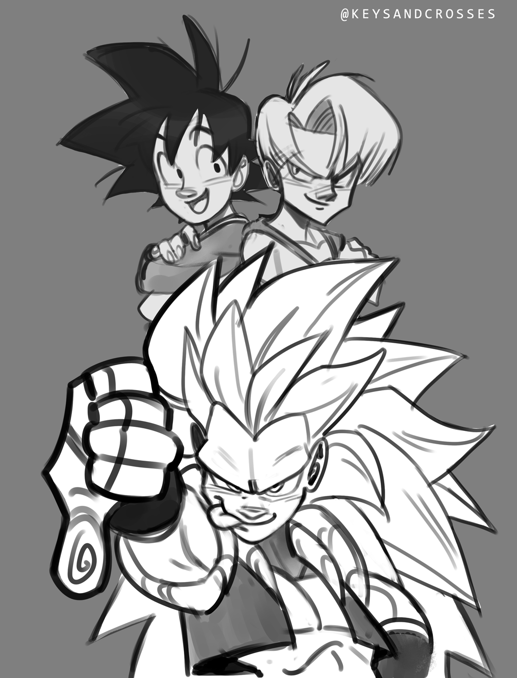Gotenks (Dragon Ball) Rule 34 Image