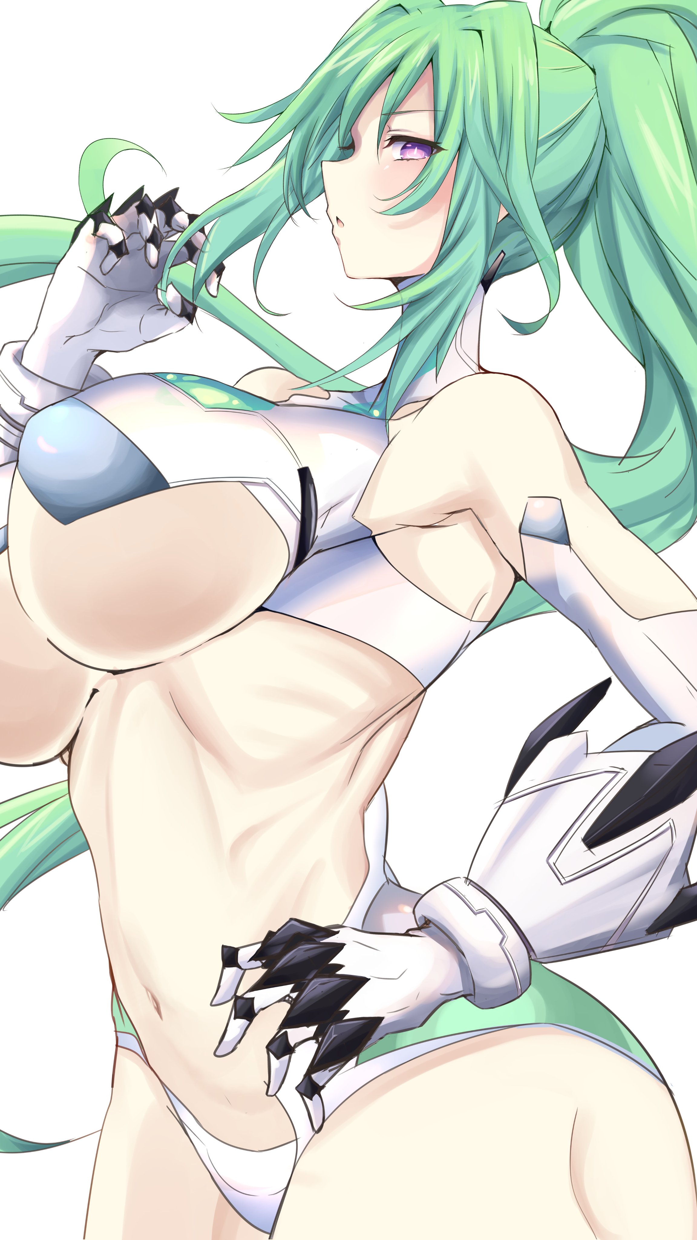 Green Heart (Neptunia) Rule 34 Image