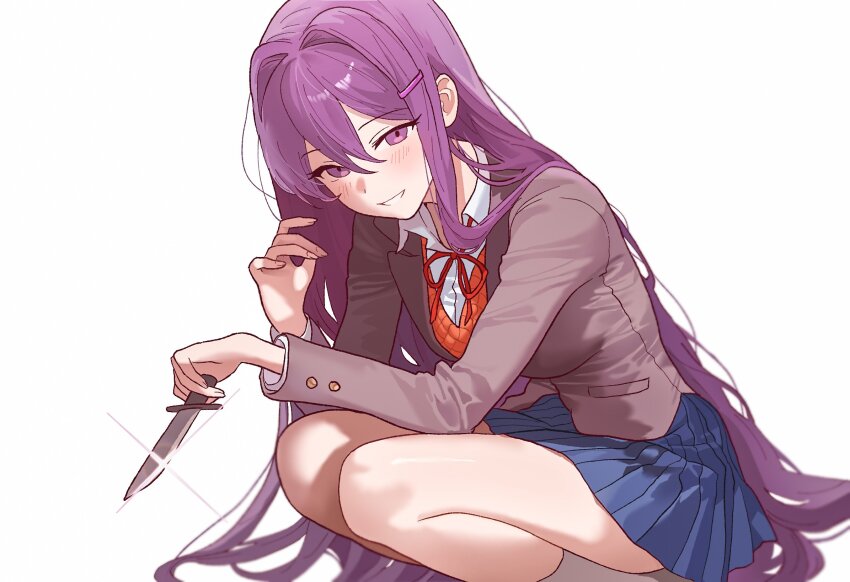 Yuri (Doki Doki Literature Club) Rule 34 Image