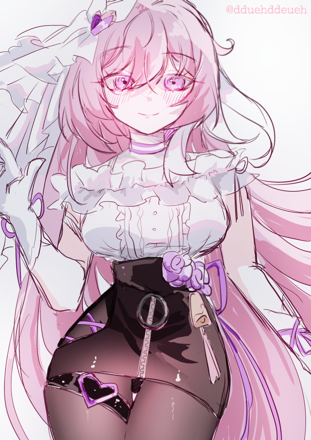 Elysia (Herrscher Of Human: Ego) (Honkai Impact) Rule 34 Image