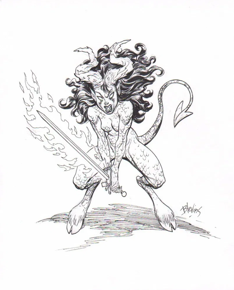 Darkchylde (Marvel) Rule 34 Image