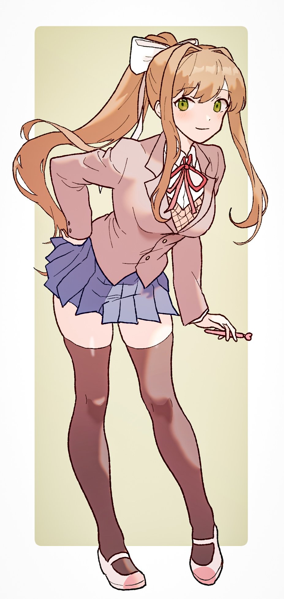 Monika (Doki Doki Literature Club) Rule 34 Image