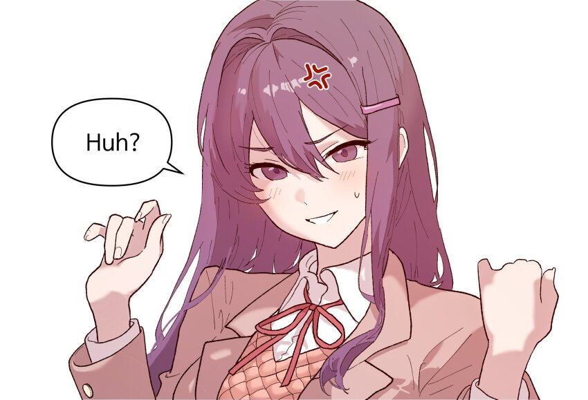 Yuri (Doki Doki Literature Club) Rule 34 Image