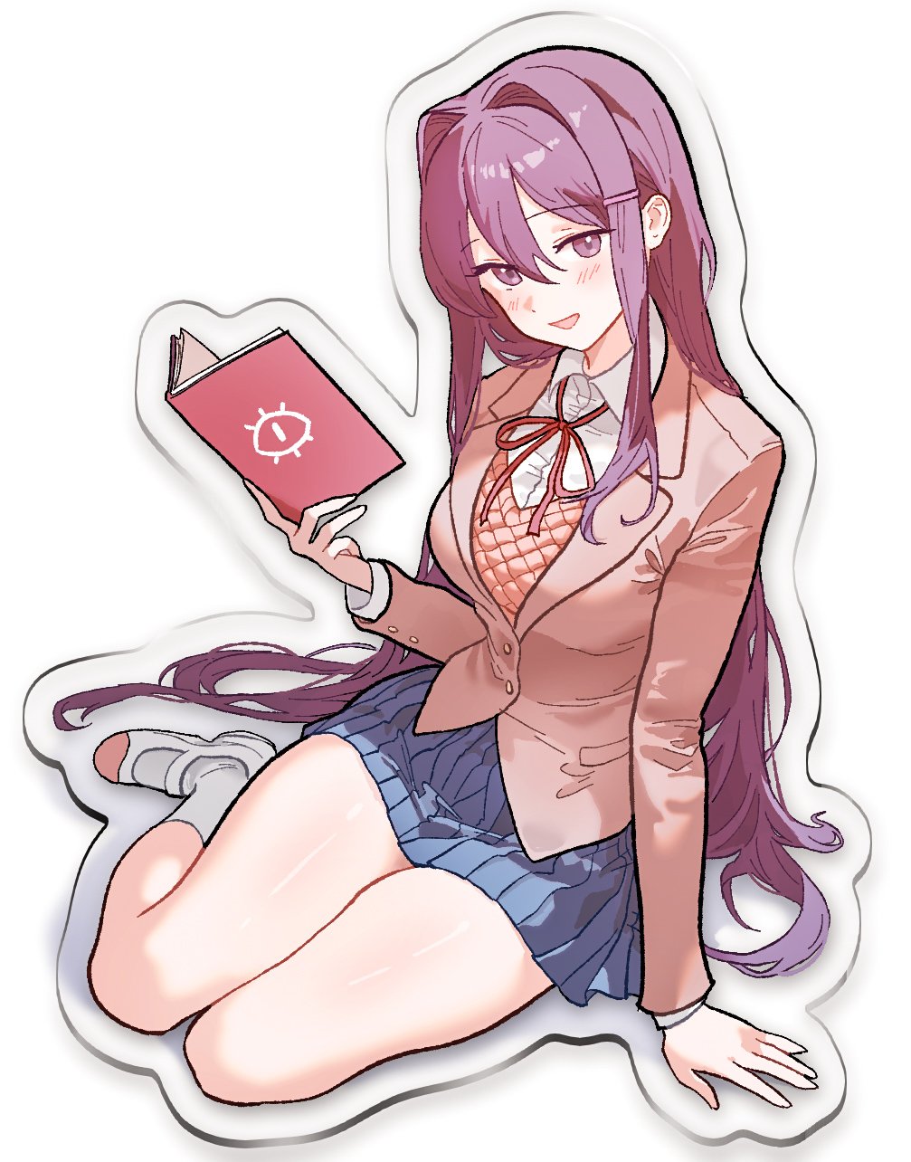 Yuri (Doki Doki Literature Club) Rule 34 Image