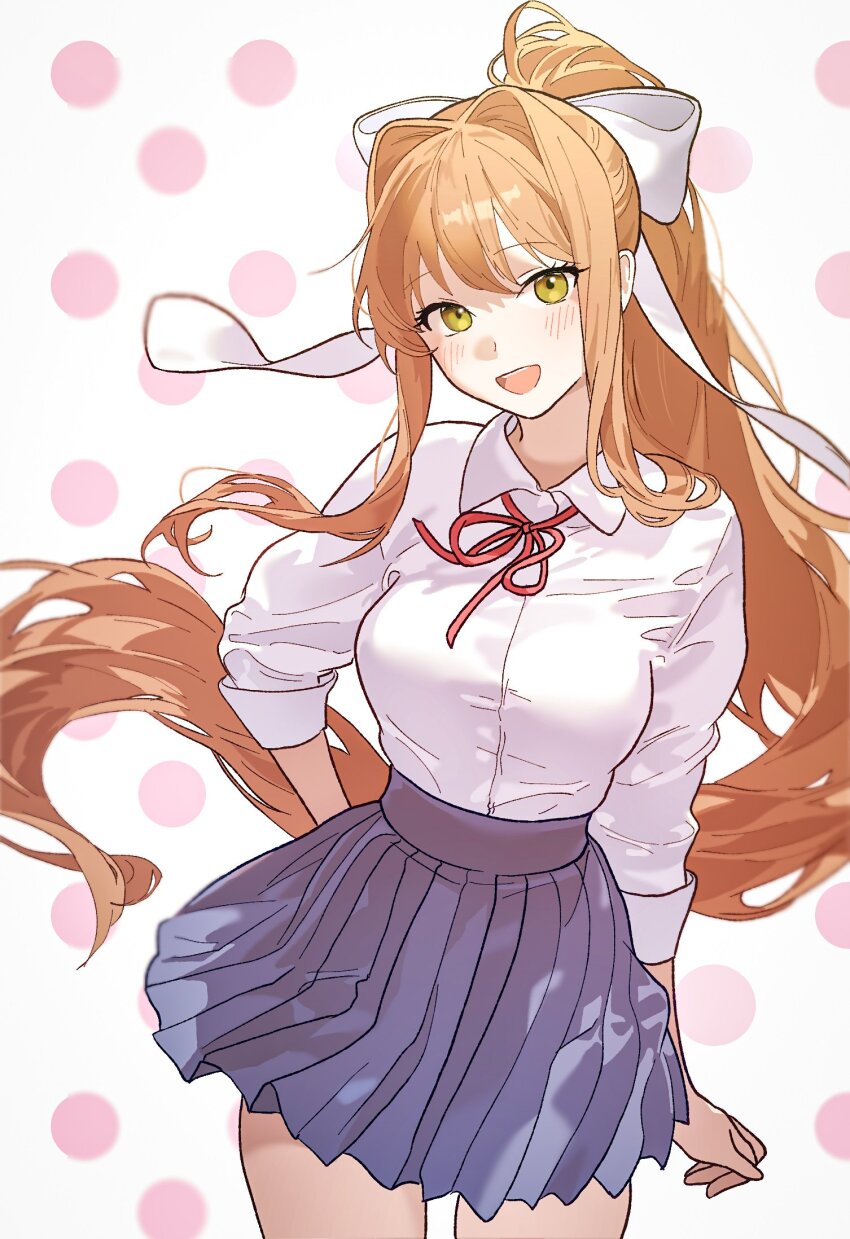 Monika (Doki Doki Literature Club) Rule 34 Image