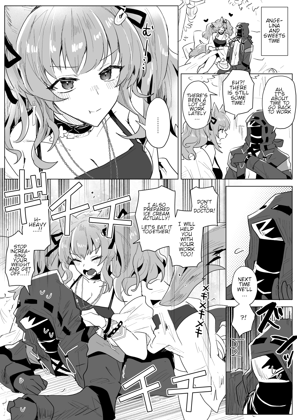 Angelina (Arknights) Rule 34 Image