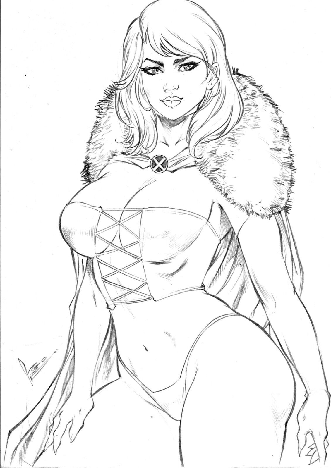Emma Frost (Hellfire Club) Rule 34 Image