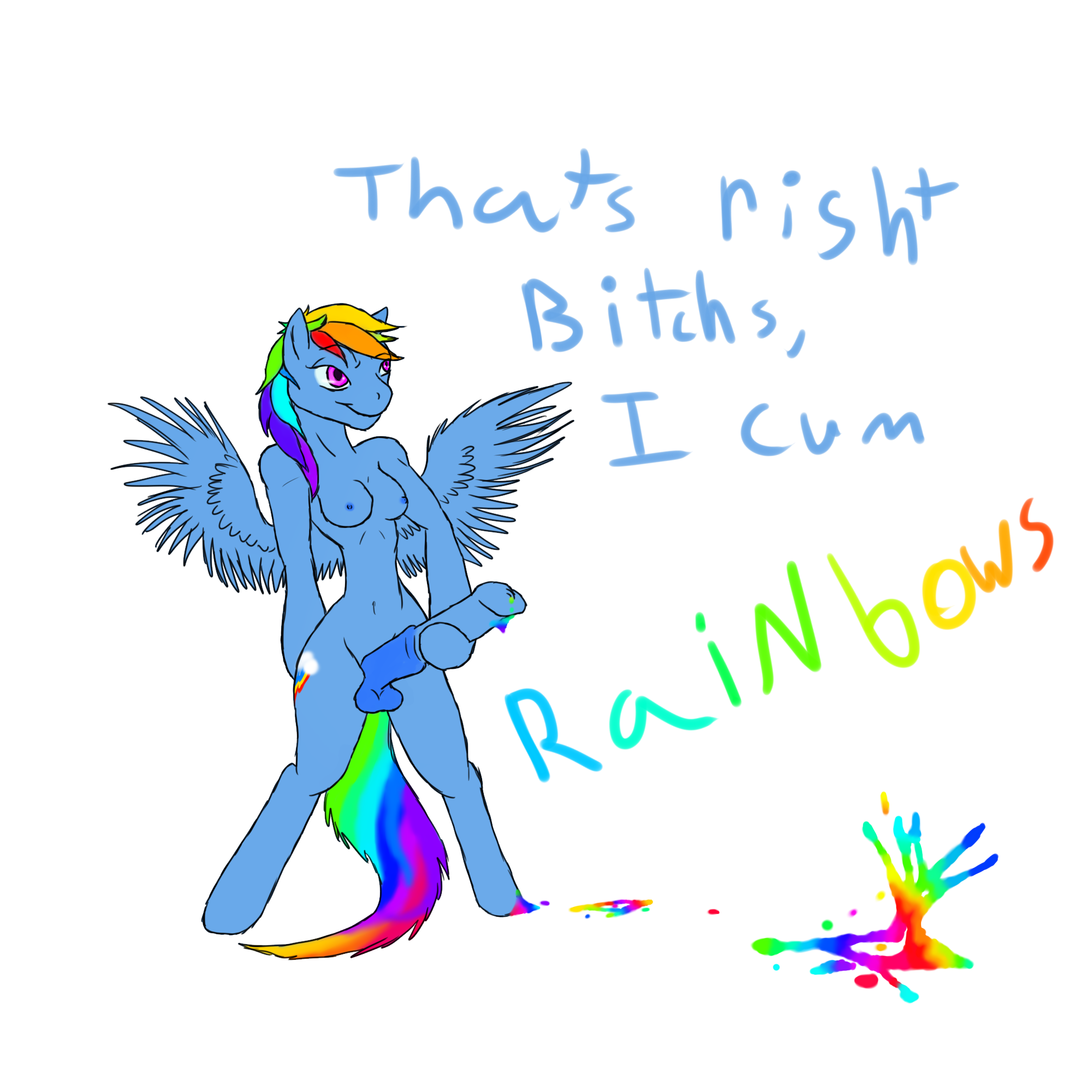 Rainbow Dash (Mlp) Rule 34 Image