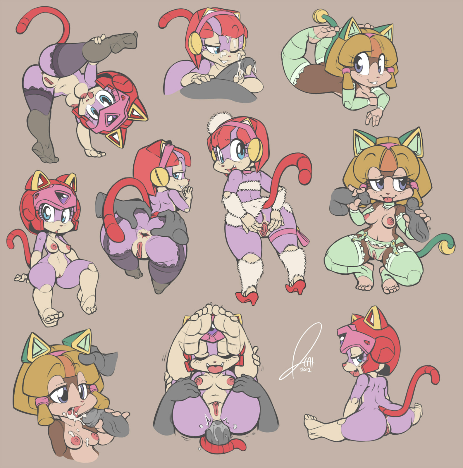 Francine Manx (Samurai Pizza Cats) Rule 34 Image