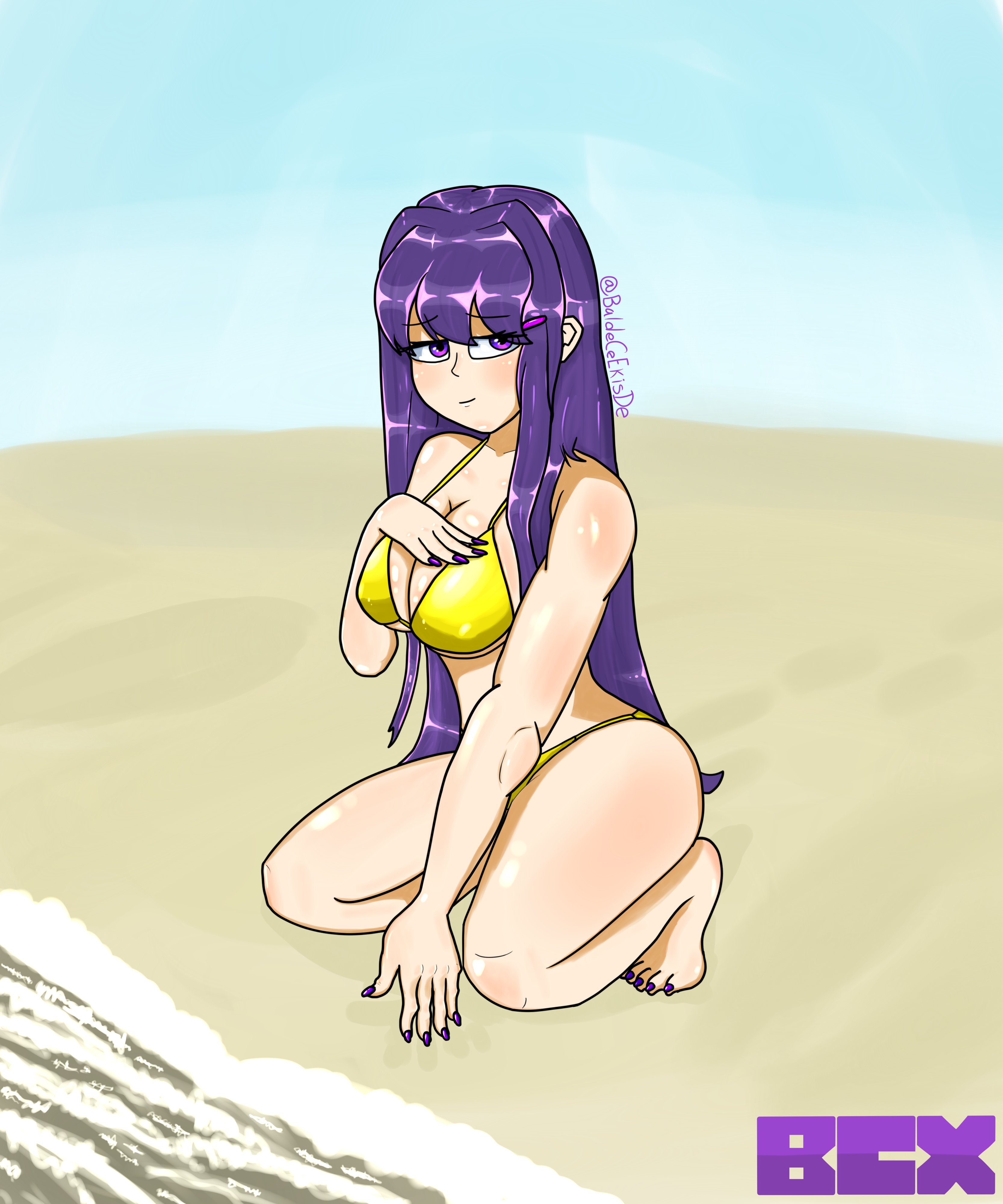 Yuri (Doki Doki Literature Club) Rule 34 Image