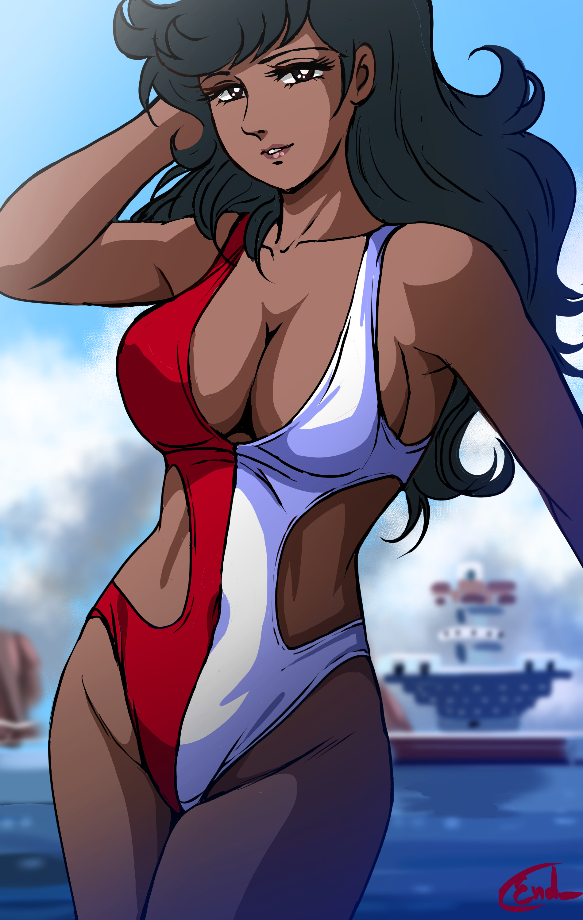 Jun Hono (Great Mazinger) Rule 34 Image