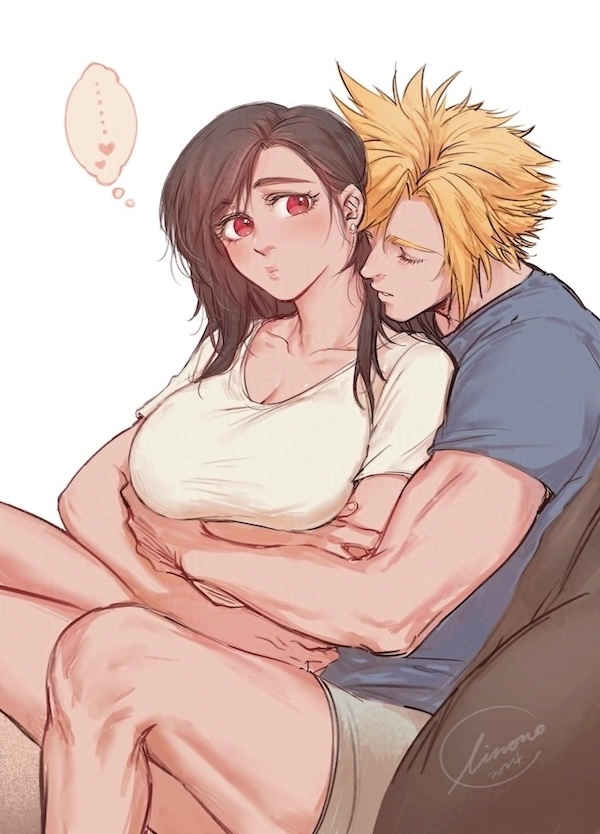 Cloud Strife (Final Fantasy) Rule 34 Image