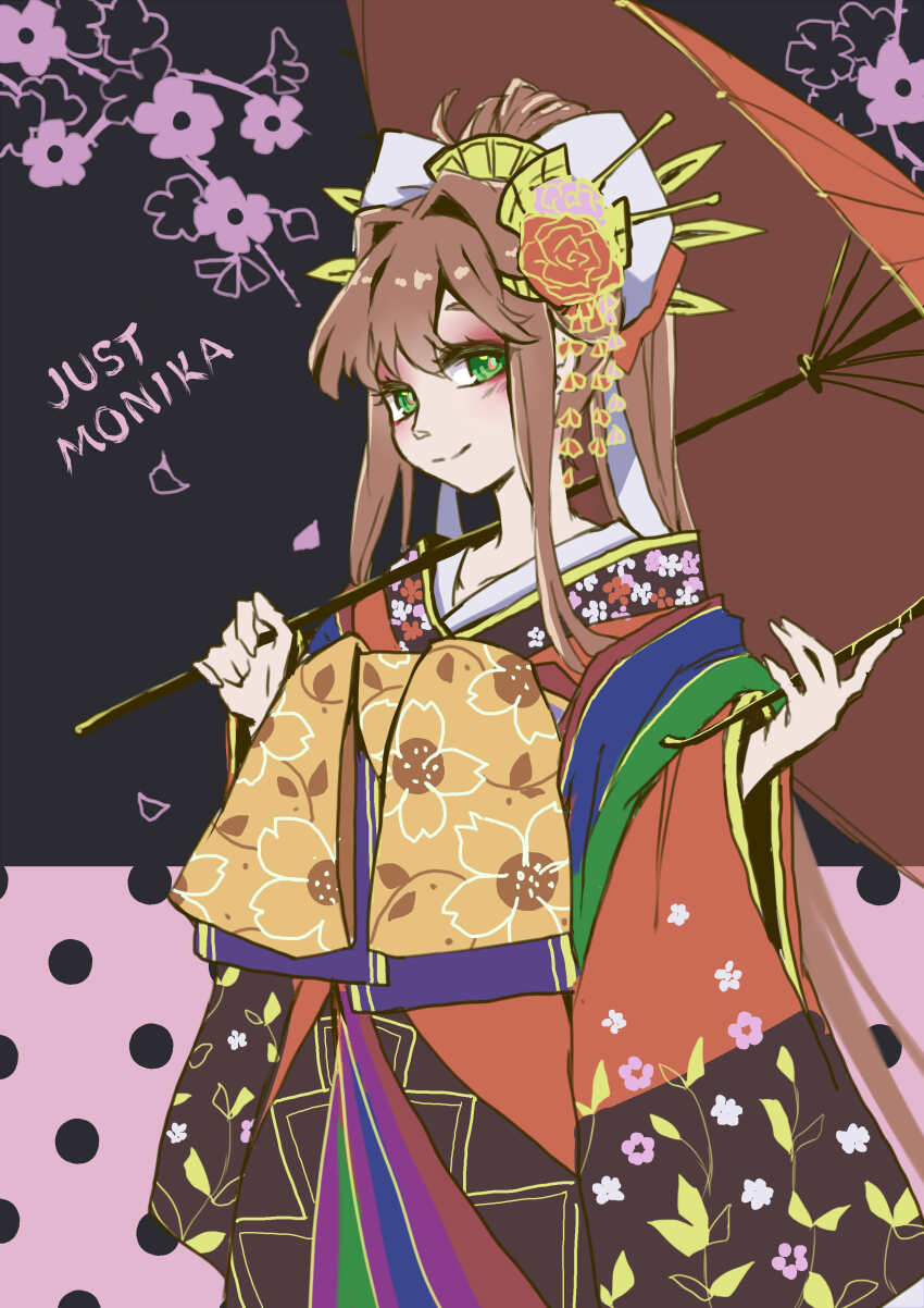 Monika (Doki Doki Literature Club) Rule 34 Image
