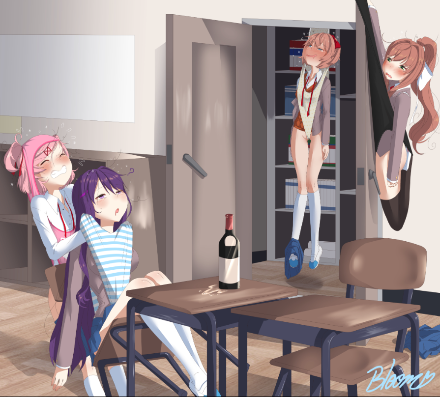 Natsuki (Doki Doki Literature Club) Rule 34 Image