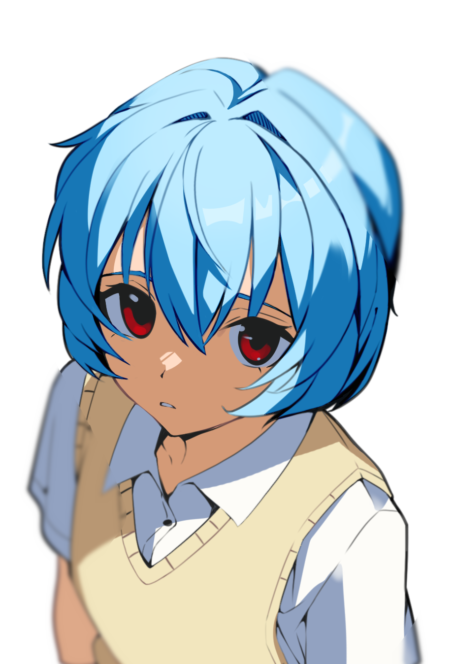 Ayanami Rei (Neon Genesis Evangelion) Rule 34 Image