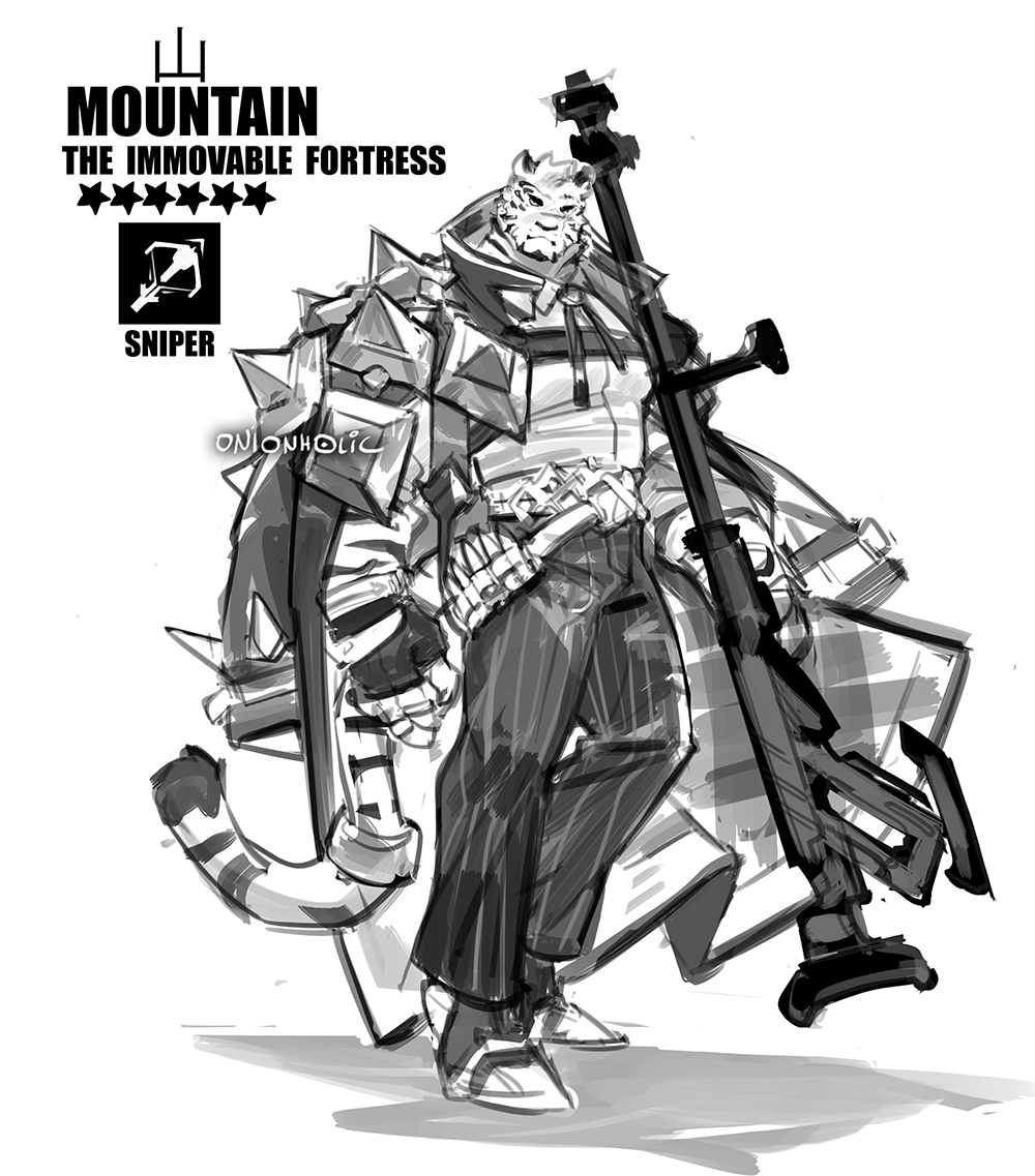Mountain (Arknights) Rule 34 Image