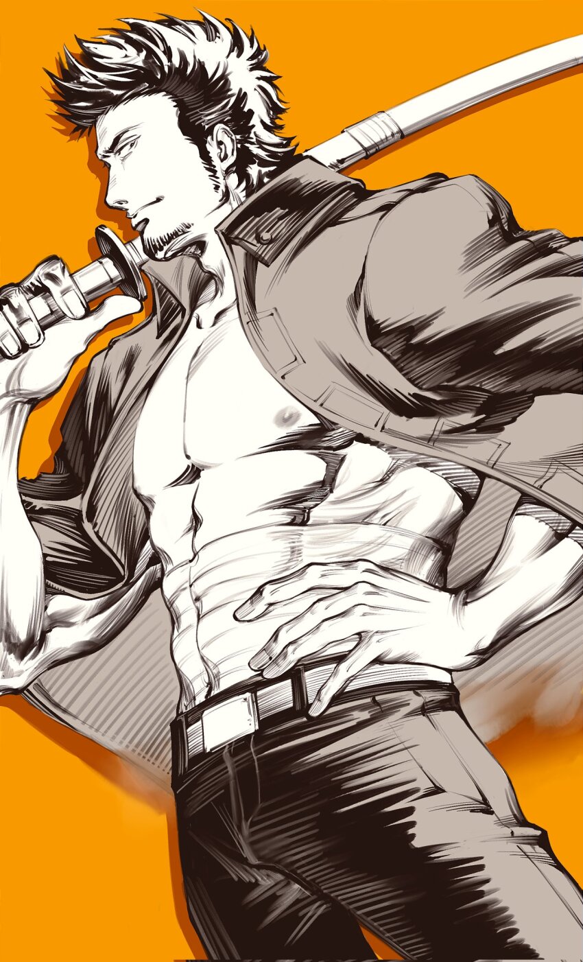 Kondou Isao (Gintama) Rule 34 Image